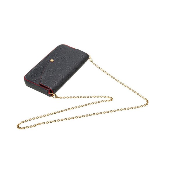 LOUIS VUITTON Navy Monogram Leather Shoulder Bag - Picture 4 of 12